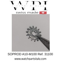 SOPROD A10 M100 31100 - 001 (BULGARI)  RINVIO - RENVOI DE MISE À l'HEURE 13 DENTS FINI