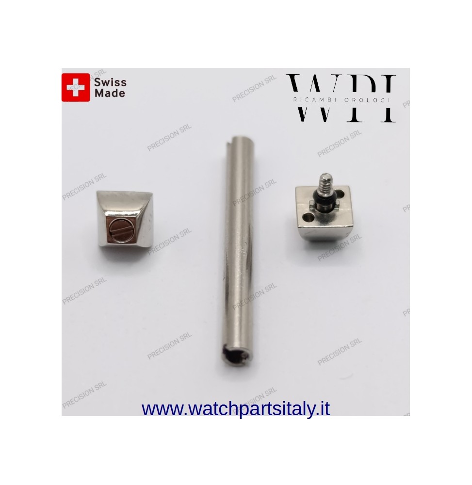 CARTIER PASHA Tubo A Vite In Acciaio Inox Con O-ring 20mm / Generic Tube e Screw With O-ring For Cartier Pasha 20mm