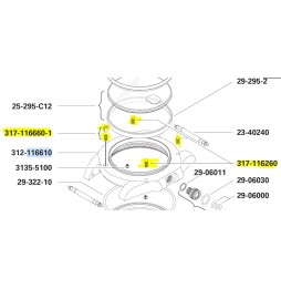 ROLEX SUBMARINER 317-116610 Mollette Click Ghiera Ceramica Compatibile -  FIT CLICK BEZEL Rolex Submariner